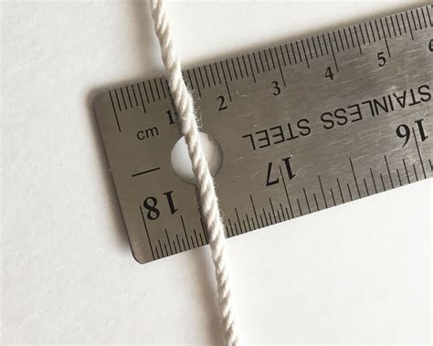 The table below can be used to convert between fractional and/or decimal inches and metric millimeters. 3Ply Macrame Rope | Fiber Art Cord | 100% Cotton | RMC