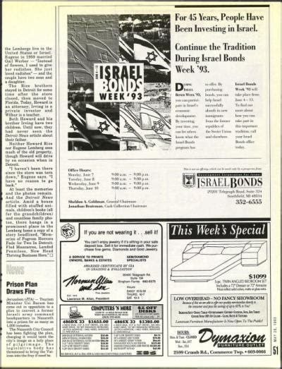 The Detroit Jewish News Digital Archives May 28 1993 Image 51
