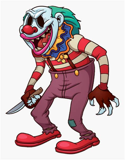 killer clown clip art