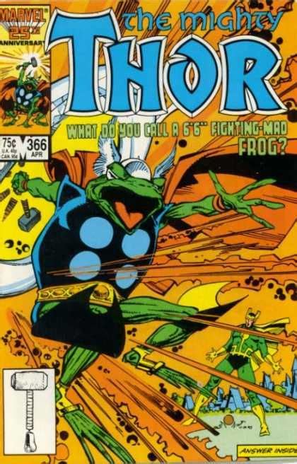 Thor The Frog Thor Comic The Mighty Thor Marvel Comics Covers
