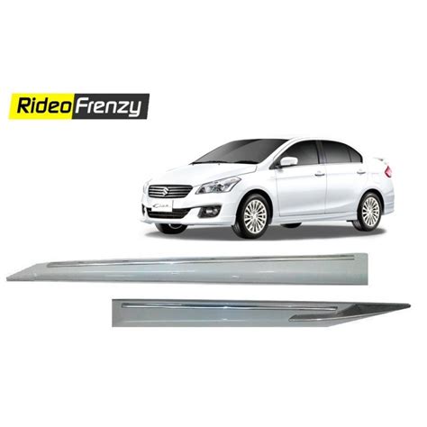Buy Maruti Ciaz White Chromed Side Beading At Low Prices Rideofrenzy