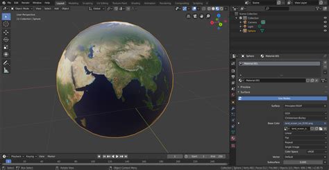 Earth Model Blender The Earth Images Revimageorg