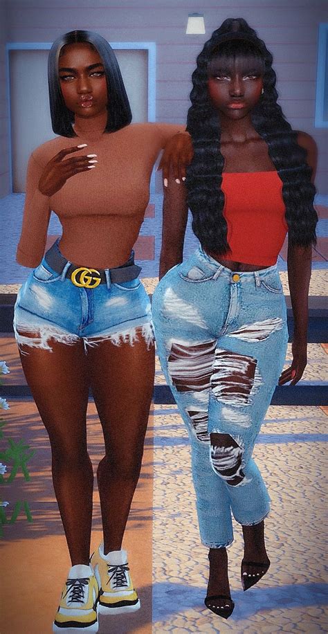Kiegross Sims 4 Mods Clothes Sims 4 Black Hair Sims 4 Clothing