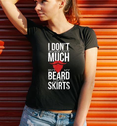 Official My Beard Lifts Skirts Costume Funny Easy Halloween T Shirt Hoodie Sweater