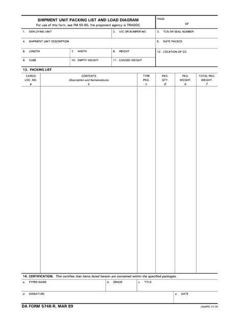 Da 5748 R 1989 Fill And Sign Printable Template Online Us Legal Forms