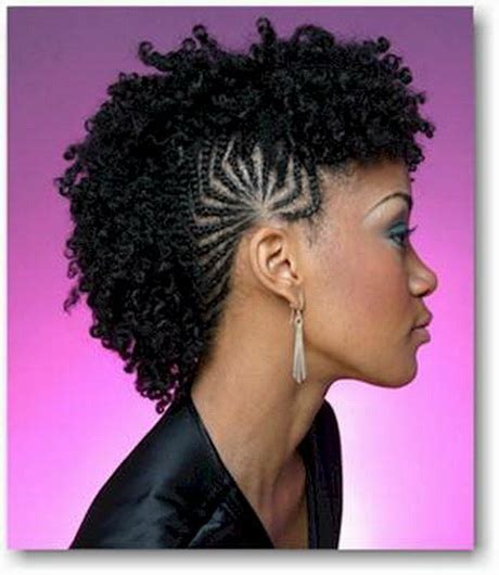 Black women often style their mohawk according to the shape of their face. Braided mohawk hairstyles for black women