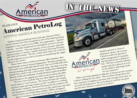 In The News American Petrolog