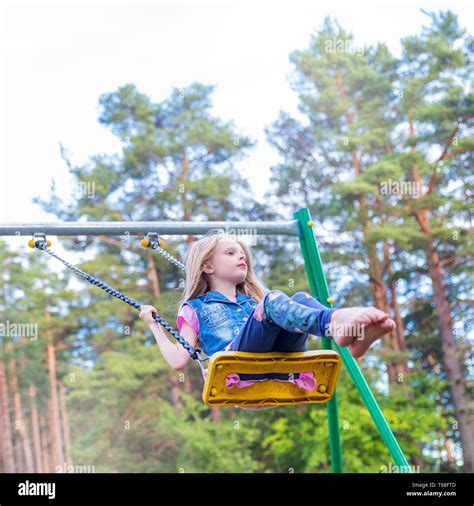 Portrait Children Playing Playground Hi Res Stock Photography And