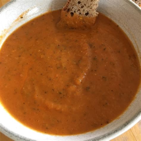 Recipe Creamy Vegan Tomato And Courgette Soup