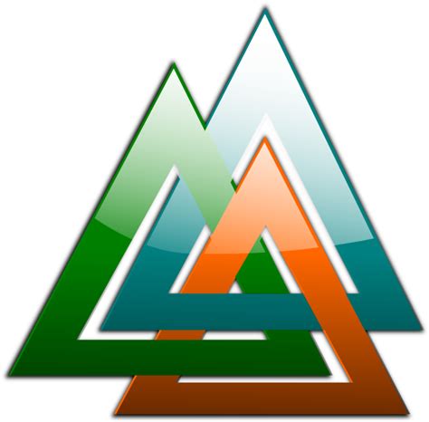 Triangles Linked Clip Art At Vector Clip Art Online