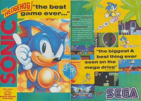 Video Game Ad Of The Day Sonic The Hedgehog Retro Gaming Australia