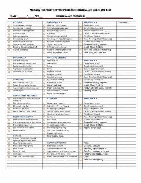 Blank Checklist Template Pdf Awesome 40 Professional House Cleaning