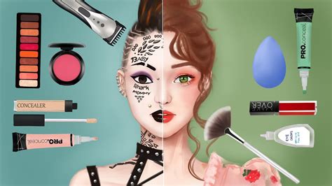 Makeup Animation Drastic Beauty Makeover Korean Beauty Makeup Stop