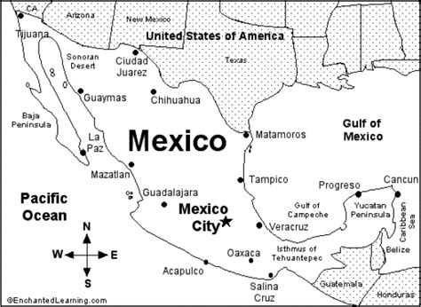 Spanish Mexico Travelquazcom Mexico Map Map Of Mexico Mexico