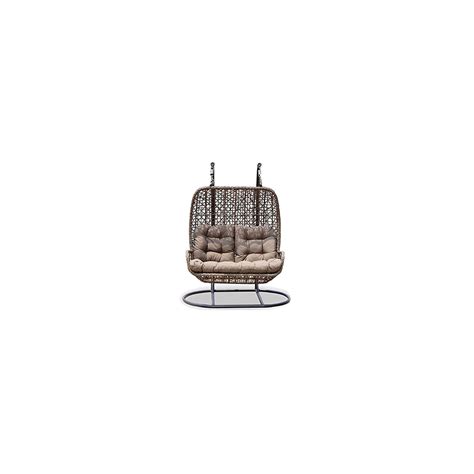 Suntime Brampton Rattan Wicker Outdoor Hanging Cocoon Egg Swing Chair