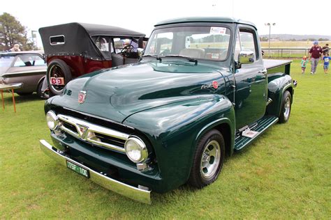 A Green 1953 Ford 100 Standard Cab Pickup Truck One Was In S10e10 You