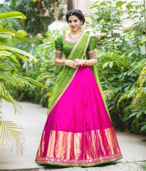 Traditional Half Saree Designs That Will Blow Your Mind Keep Me Stylish