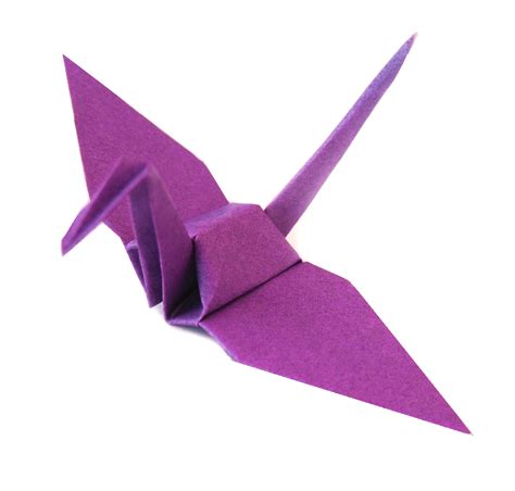 Deep Purple Origami Cranes - Graceincrease Custom Origami Art