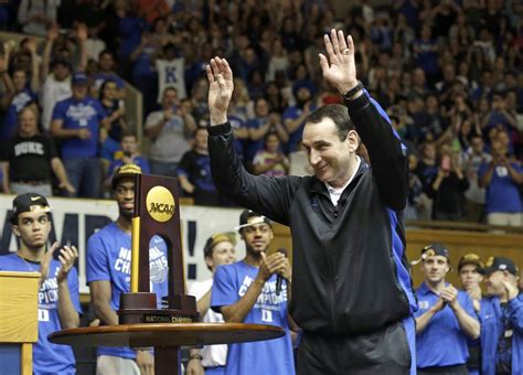 Things Got Weird When Coach K Started Dancing At Dukes Title Celebration Nbc Sports Scoopnest