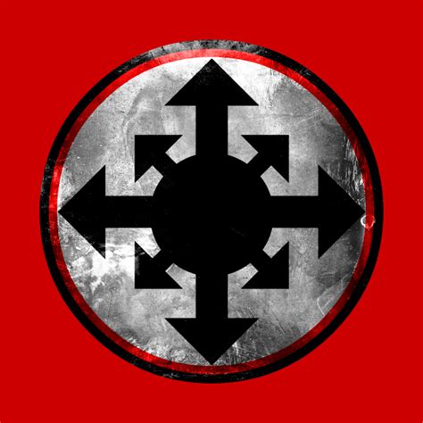 Chaos Symbol Political Philosophy Pin Teepublic