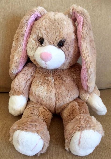Build A Bear Tan Swirl Bunny Plush Rabbit Stuffed Animal 16 Easter Toy