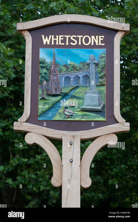 Leicestershire Village Sign Uk Hi Res Stock Photography And Images Alamy