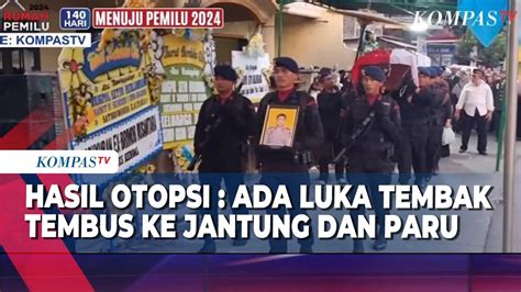 Hasil Otopsi Ajudan Kapolda Kematian Akibat Luka Tembak Tem Bus Ke