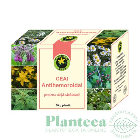 Ceai Antihemoroidal G Hypericum Plant Pret Lei Planteea