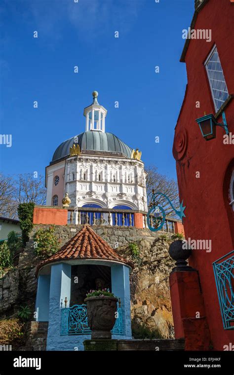 Portmeirion North Wales Uk The Italianate Folly Village Built By