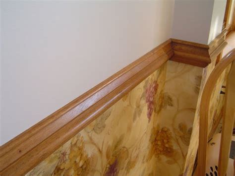 The chair rail is weak. How to Install a Chair Rail Molding