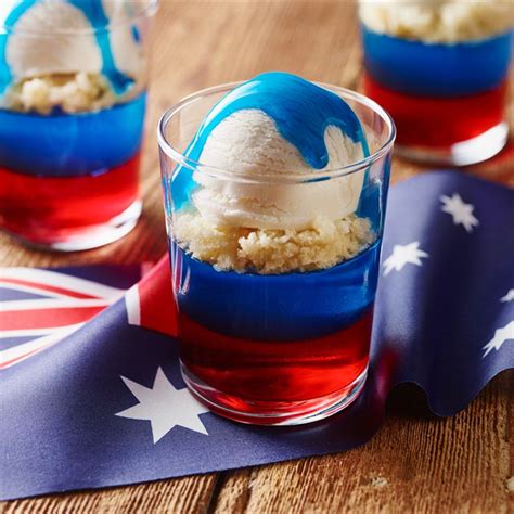 Australia Day Flag Trifles Recipe Lifestyle Recipe Australian