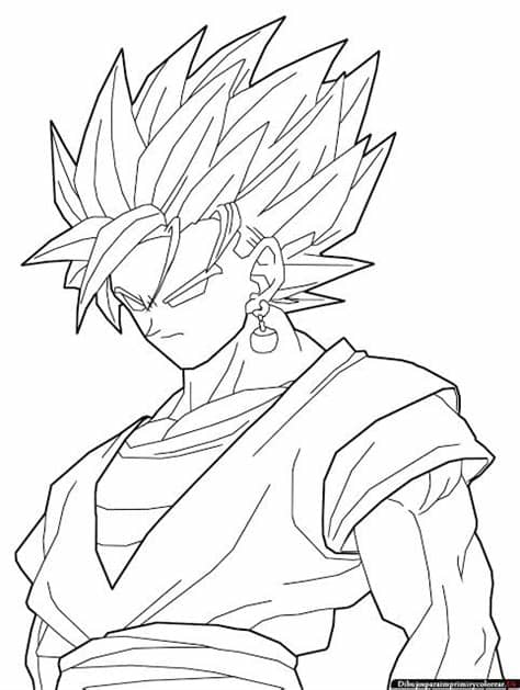 Akira toriyama y toei animation traen de vuelta al personaje. Dibujos de Dragon Ball z para Imprimir y Colorear | Dibujo ...