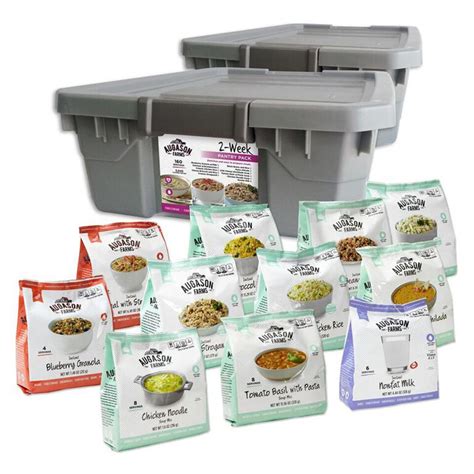 Augason Farms Emergency 30 Day Pantry Pack Food Storage Tote 320