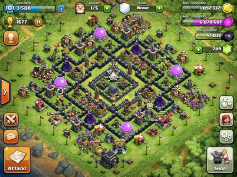 Download/copy farming base links , maps, layouts for town hall 9 in home village of clash of clans. The Best TH9 Farming Bases in Clash of Clans [Compilation ...
