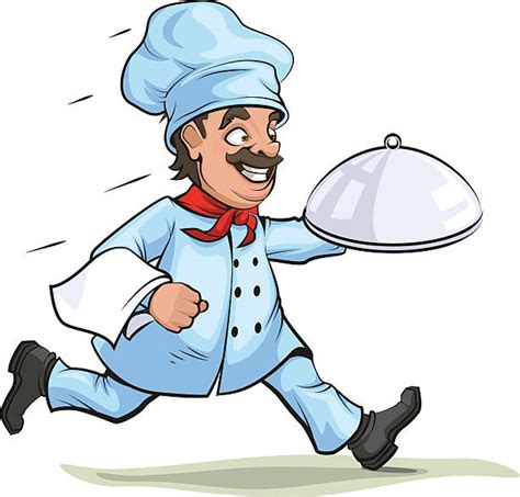 Royalty Free Funny Waiter Clip Art Vector Images