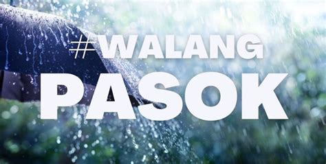 WalangPasok Class Suspensions For September 1 2023 Friday Announced