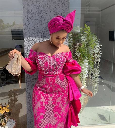 Lace Aso Ebi Gown Styles For Beautiful African Ladies Lace Gown
