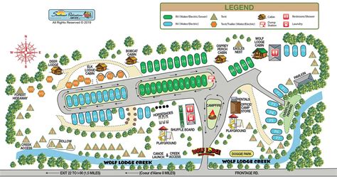 Campground Map Template
