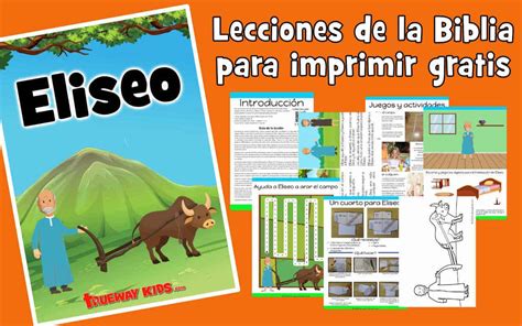 Eliseo Lección de la biblia para niños Trueway