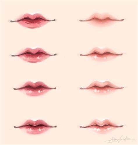 Lips Drawing Anime Art Tutorial Eye Painting