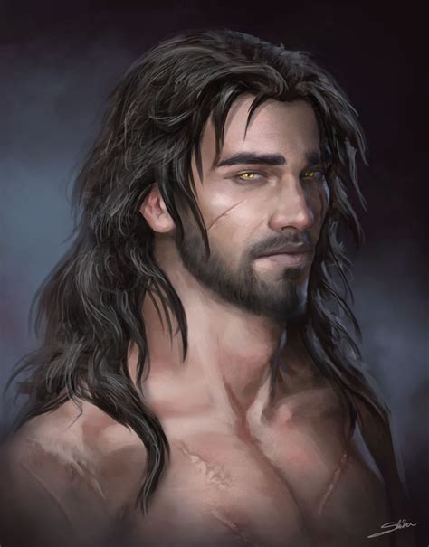 commission 27 by skyrawathi fantasy art men character design male dark haired men
