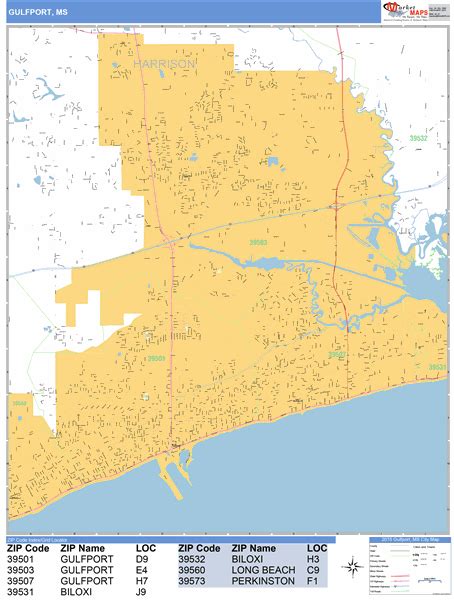 Mississippi Map With Zip Codes Map Of All Zip Codes In Pascagoula