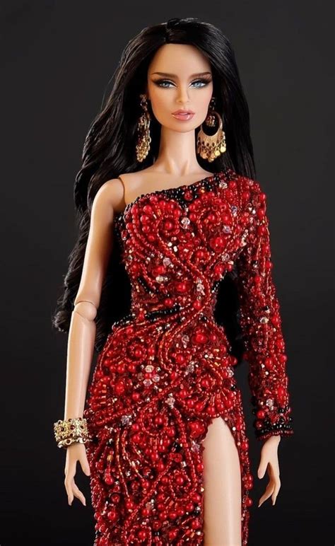 Dress Barbie Doll Barbie Gowns Barbie Clothes Classy Outfits Chic Outfits Fashion Dolls