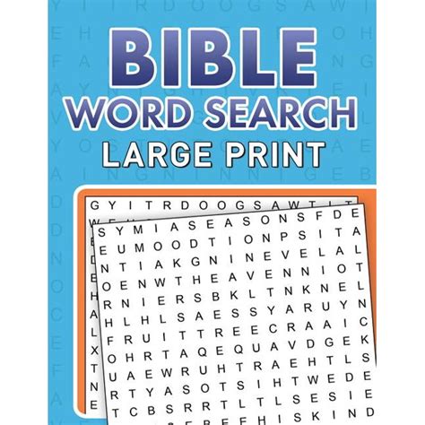 Bible Word Searches Large Print Paperback