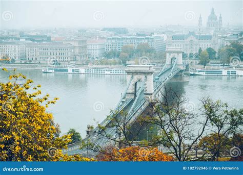 Panoramic View Of Budapest In Autumn Stock Photo Image Of Castle