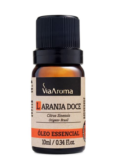ÓLEO ESSENCIAL LARANJA DOCE 10ml – Via AromaVia AromaÓLEOS ESSENCIAIS E