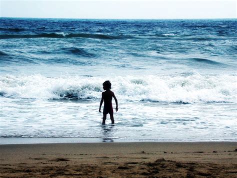 Free Child On The Beach Stock Photo