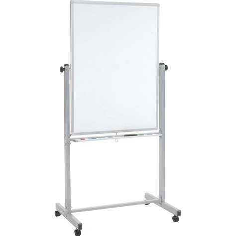Mobile Double Sided Magnetic Whiteboard 30 W X 40 H