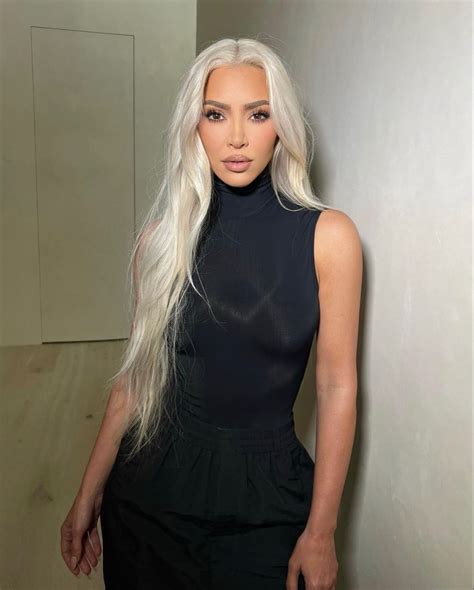Kim Kardashians New Platinum Blonde For Met Gala 2022 Artofit