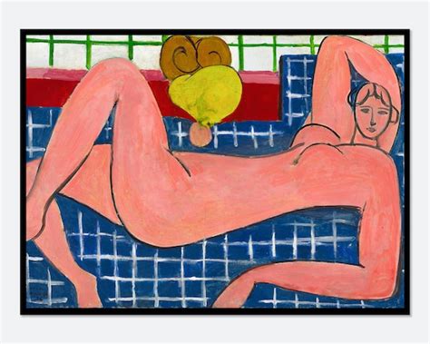 Henri Matisse Gro Es Liegendes Akt Vintage Poster Kunstdruck Etsy